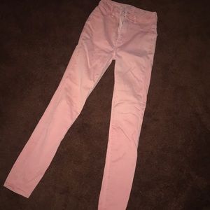 American Eagle pale pink “sky high leggings”